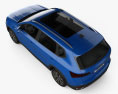 Volkswagen Taos 2024 3D-Modell Draufsicht
