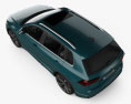 Volkswagen Tiguan R-Line 2023 3D模型 顶视图