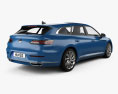 Volkswagen Arteon Shooting Brake Elegance 2020 3Dモデル 後ろ姿