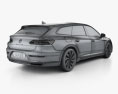 Volkswagen Arteon Shooting Brake Elegance 2020 Modèle 3d