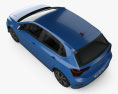 Volkswagen Polo R-Line 2024 3Dモデル top view