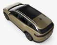 Volkswagen ID.6 X Prime 2022 3D-Modell Draufsicht