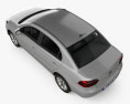 Volkswagen Voyage 2021 3d model top view