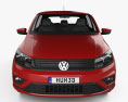 Volkswagen Gol hatchback 2019 Modelo 3D vista frontal