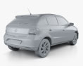 Volkswagen Gol 해치백 2019 3D 모델 