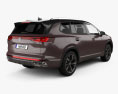 Volkswagen Talagon 2024 3D 모델  back view