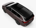 Volkswagen Talagon 2024 Modello 3D vista dall'alto