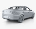 Volkswagen Bora mit Innenraum 2017 3D-Modell