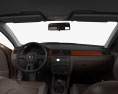 Volkswagen Bora con interior 2017 Modelo 3D dashboard
