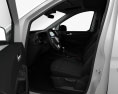 Volkswagen Caddy Panel Van с детальным интерьером 2023 3D модель seats