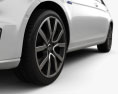 Volkswagen Golf GTE 해치백 5도어 인테리어 가 있는 2019 3D 모델 