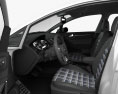 Volkswagen Golf GTE hatchback 5 puertas con interior 2019 Modelo 3D seats