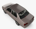 Volkswagen Jetta CN-spec HQインテリアと 2012 3Dモデル top view