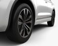Volkswagen Touareg R-Line 인테리어 가 있는 와 엔진이 2018 3D 모델 
