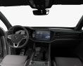 Volkswagen Touareg R-Line con interior y motor 2018 Modelo 3D dashboard