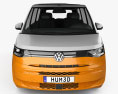 Volkswagen Transporter (T7) Multivan eHybrid 2024 Modello 3D vista frontale