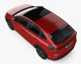 Volkswagen Taigo R-Line 2024 3D模型 顶视图