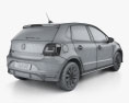 Volkswagen Polo 5-Türer Fließheck 2022 3D-Modell