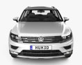 Volkswagen Tiguan Allspace Elegance 2020 3d model front view