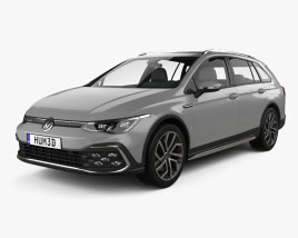 Volkswagen Golf Alltrack 2023 3D model