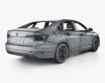 Volkswagen Sagitar インテリアと 2022 3Dモデル