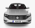 Volkswagen Sagitar con interior 2022 Modelo 3D vista frontal