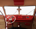 Volkswagen Transporter Passenger Van mit Innenraum 1953 3D-Modell dashboard