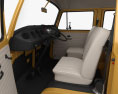 Volkswagen Transporter Passenger Van mit Innenraum 1975 3D-Modell seats