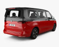Volkswagen Transporter Multivan LWB 2024 3D 모델  back view