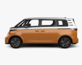 Volkswagen ID Buzz 2024 3D-Modell Seitenansicht