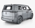 Volkswagen ID Buzz con interior 2024 Modelo 3D