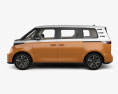 Volkswagen ID Buzz con interni 2024 Modello 3D vista laterale