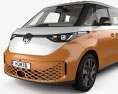 Volkswagen ID Buzz インテリアと 2024 3Dモデル