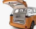 Volkswagen ID Buzz mit Innenraum 2024 3D-Modell