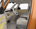 Volkswagen ID Buzz з детальним інтер'єром 2024 3D модель seats