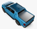 Volkswagen Amarok Cabina Doppia Aventura 2024 Modello 3D vista dall'alto