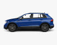 Volkswagen Tiguan Allspace Elegance 2023 3D-Modell Seitenansicht