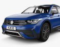 Volkswagen Tiguan Allspace Elegance 2023 3D-Modell