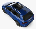 Volkswagen Tiguan Allspace Elegance 2023 3D模型 顶视图