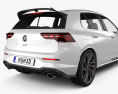 Volkswagen Golf GTI Clubsport 5 porte hatchback 2024 Modello 3D