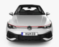 Volkswagen Golf GTI Clubsport 5-Türer Fließheck 2024 3D-Modell Vorderansicht
