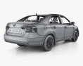 Volkswagen Jetta CN-spec インテリアと 2019 3Dモデル