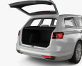 Volkswagen Passat variant with HQ interior and Engine 2014 Modelo 3D