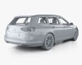 Volkswagen Passat variant with HQ interior and Engine 2014 3D模型