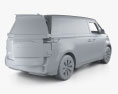Volkswagen ID Buzz Cargo с детальным интерьером 2024 3D модель