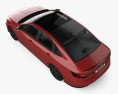 Volkswagen Jetta GLI US-spec 2024 3D-Modell Draufsicht