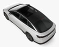 Volkswagen ID.7 2024 3D-Modell Draufsicht