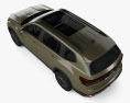 Volkswagen Atlas SEL Peak Edition 2023 3D 모델  top view