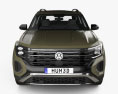 Volkswagen Atlas SEL Peak Edition 2023 3D 모델  front view