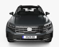 Volkswagen Touareg Elegance 2024 3D-Modell Vorderansicht